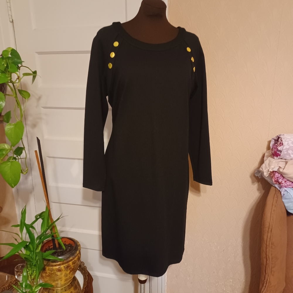 NWT Little Black Dress by Iman, Sz L